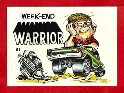 1971 奇怪的杆子全明星 #61“周末战士”爸爸巡洋舰。 状况完好! — 第 1/2 张图片