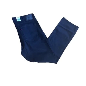 Pantalones de mezclilla negros elásticos de pierna recta Levi's 514 para hombre talla 40x30 calce regular nuevos con etiquetas - Imagen 1 de 4