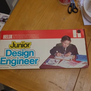 Helix Game Junior Design Engineer Game Vintage Retro, compass/set Square missing - Picture 1 of 6