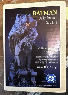 *Astillado* Figura Estatua Miniatura Batman 1996 De Colección Edición Limitada De 5400 (W Foto 1 de 4