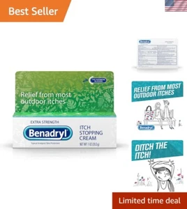 Fast Relief Antihistamine Itch Stopping Cream - 1 oz for Cuts, Scrapes, & Bites - Picture 1 of 12