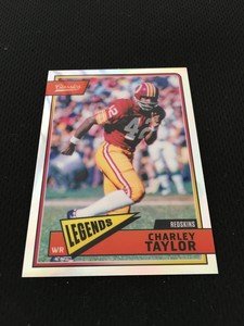 CHARLEY TAYLOR REFRACTOR PANINI 17/35 WASHINGTON REDSKINS 2018 FOOTBALL CARD