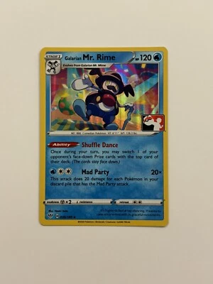 Galarian Mr Rime 036/189 Line Holo Pokemon Prize Pack Series 1 & 2 FAST SHIP C - Image 1 of 2