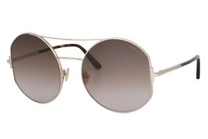 Tom Ford Dolly 782 28F Rose Gold Brown Gradient Lens Womens Sunglasses 60-20-140