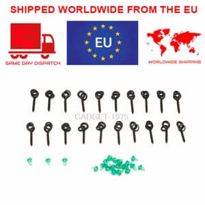 20PCS CARP RIG RING STOPS WITH 20PCS BOILIE BAIT SCREW FISHING ACCESSORIES KIT - Picture 1 of 6