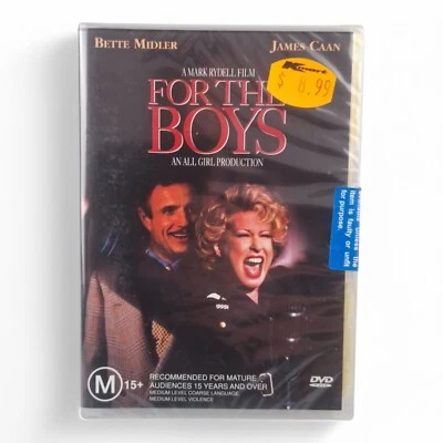 FOR THE BOYS DVD - Bette Midler, James Caan (Region 4) **BRAND NEW & SEALED** - Image 1 of 3