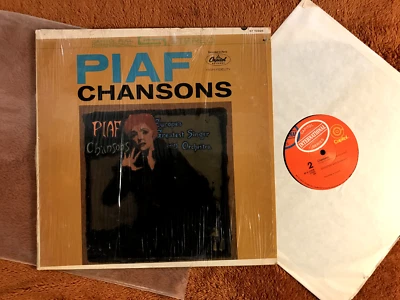 Edith Piaf Chansons Capitol Records ST 10328 capitol original vinyl w/SHRINK lp! - Imagem 1 de 3