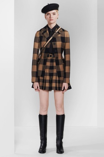 Splendido blazer giacca lana tartan passerella Christian Dior autentico taglia IT 42 US 6