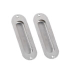  2 Pcs Simple Aluminum Alloy Knob Pulls for Cabinets Modern Drawer Handle