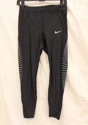 NIKE Speed Tights Women's Running Pants MEDIUM BLACK 890329 NEW - Image 1 of 4