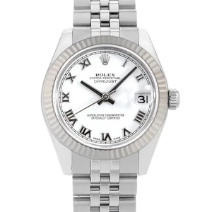 ROLEX Datejust 31 178274 white Rome D Number second hand Boys (Unisex) - Picture 1 of 8