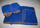 jetBlue Airline quilted duvet blanket royal blue travel car stadium throw