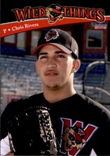 2008 Washington Wild Things Choice 22 Chris Rivera Chesterfield Virginia VA Card