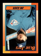 1990 Topps Tiffany #728 Jim Acker    Toronto Blue Jays MINT Set-Break Pick