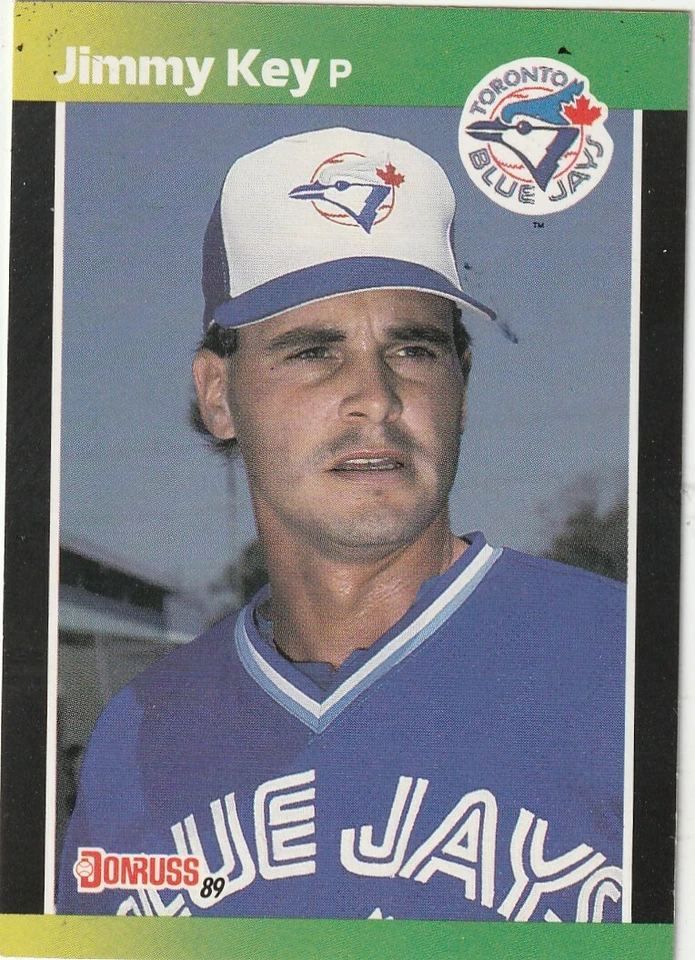 FREE SHIPPING-MINT-1989 Donruss  Jimmy Key #87 BLUE JAYS PLUS BONUS CARDS - Image 1 of 1