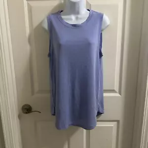 Athleta Breezy Tank Top ärmellos leicht relaxed lila Damen Medium - Bild 1 von 9