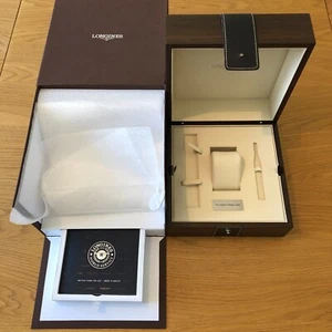 Genuine Longines Wooden Heritage Classic Watch Box & instructions - Picture 1 of 10