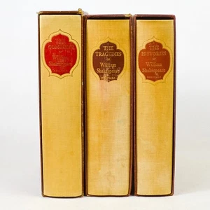 1958 William Shakespeare Comedies, Tragedies, Histories 3 Volume HC in Slipcase - Picture 1 of 22
