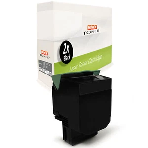 2x Toner Noir XXL F R Lexmark CS-310-dn CS-510-dte - Photo 1/3