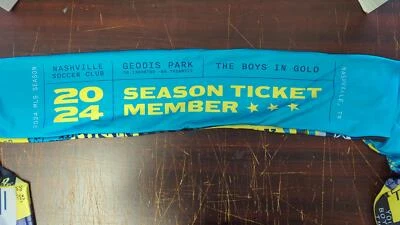 Bufanda porta boletos de temporada Nashville SC 2024 Foto 1 de 4