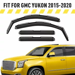 Rain Guards Vent Visors Shade for 2015-2020 GMC Yukon - Picture 1 of 9