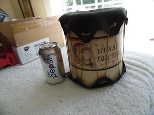 Vintage Estelle American indian TomTom Toy Drum 8"High, 6" wide - Picture 1 of 6