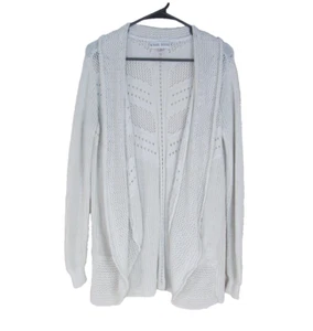 Knox Rose Gr. M Elfenbein-Haferflocken vorne offen Long Cardigan Jacke - Bild 1 von 3
