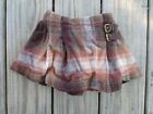Baby Gap ~ Girls Brown Plaid Kilt Style Skirt ~ Size 12-18 Months