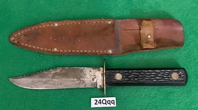 Cuchillo de hoja fija vintage Colonial Prov USA. Foto 1 de 4