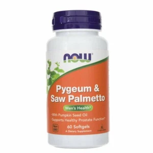 NOW FOODS Pygeum & sah Palmetto 60 Kapseln - Bild 1 von 5