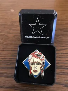 David Bowie Inspired "Ziggy Stardust" Inspired Tribute Pin Badge in Gift Box - Picture 1 of 3
