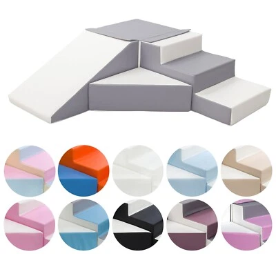 VELINDA Softplay, Rutsche, Treppe, Schaumstoff, Indoor, Outdoor, Set, Kinder, Baby