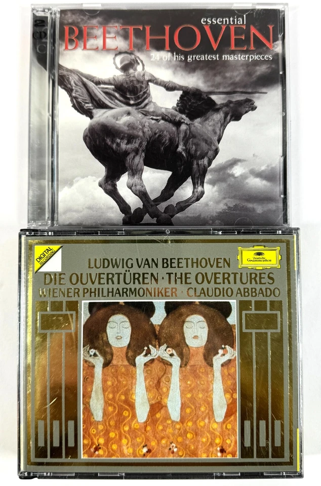 Бетховен Die Ouverturen Клаудио Аббадо 2 CD набор с необходимыми различными исполнителями - Изображение 1 из 4