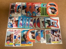 Andre Dawson Oddball Lot of 28 w/many Dupes Cards/Stickers All Oddball