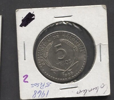 1968-Columbia-5 Pesos Foto 1 de 2