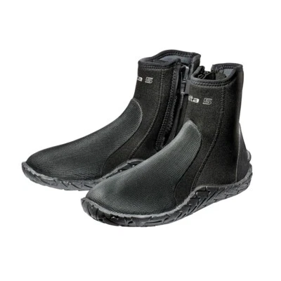 Botas de mergulho Scubapro Delta 5mm zíper neoprene sola antiderrapante mergulho snorkel frio - Imagem 1 de 4