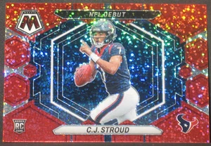 C.J. Stroud 2023 Panini Mosaic NFL Debut Red Sparkle Rookie Parallel #ND3 Texans - Picture 1 of 2