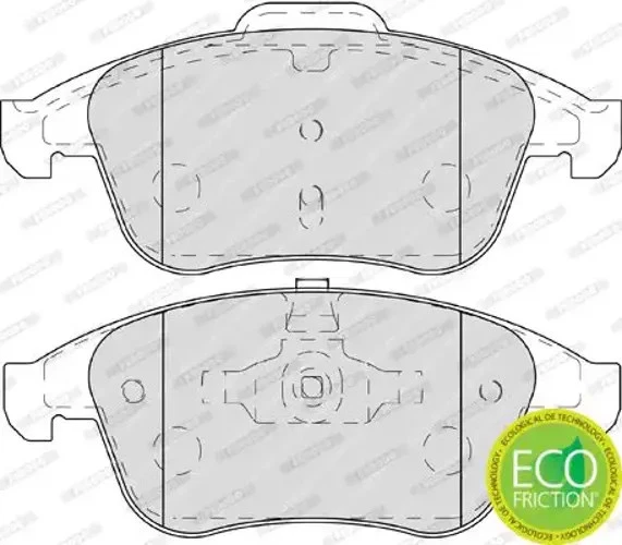 Pastillas de freno FDB4249 FERODO para RENAULT LATITUDE LAGUNA III LAGUNA Coupé - Imagen 1 de 4