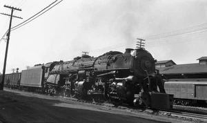 Norfolk & Western N&W Railroad 1237 2-6-6-2 Roanoke VA Negative 1423 - Picture 1 of 1