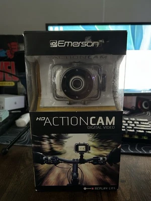Emerson HD Action Cam Digital Camera 720p Waterproof EVC355WG - Image 1 of 4
