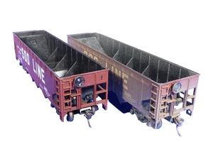 Lote de 2 coches tolva Rivarossi escala HO RTR Soo Line 4708 - Imagen 1 de 5