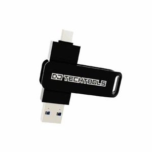 DJ Tech Tools Chroma 256GB Dual USB-A & USB-C Drive (black) - Afbeelding 1 van 1