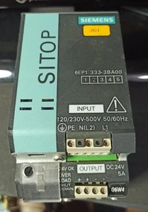 Siemens 6ep1333 3ba00 , sitop 5A 1/2 ph , FACTURA GARANTÍA, ENVÍO RÁPIDO!! - Imagen 1 de 2