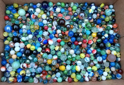 Canicas vintage - Lote de relleno - 2 libras muchos colores Foto 1 de 4