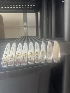 Wilson Johnny Miller M-100 Iron Set 3-SW Individual matched Flex Steel Shafts RH - Picture 1 of 8
