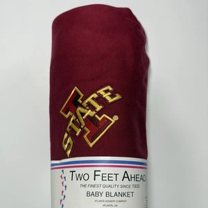Iowa State Cyclones Baby Blanket Two Feet Ahead Official NCAA Red Soft New - Picture 1 of 3