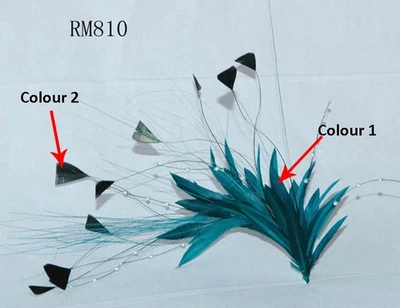 80 Colours Goose Feather Twisted Mount Millinery for Hat Fascinator Royal Ascot - Image 1 of 4