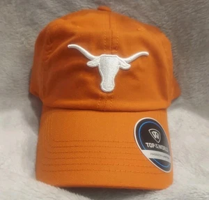 Texas Longhorns Baseballkappe Mütze verstellbarer Riemen hinten "Haken" neu - Bild 1 von 6