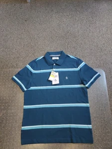 POLO UOMO PINGUINO MANICA CORTA BLU NAVY/BIANCO MEDIA NUOVA CON ETICHETTE - Foto 1 di 4