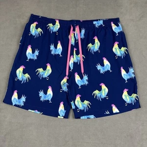 Chubbies Swim Trunks Mens 2XL Rooster Print 7 Inseam Stretch Lined Shorts EUC - Picture 1 of 13